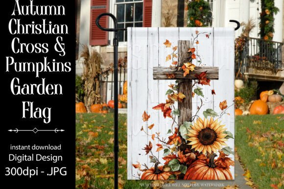 Autumn Christian Cross Garden Flag 3: A Designer's Review