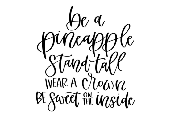 Be a Pineapple Stand Tall: A Graphics Review for Crafts