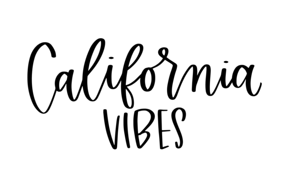 California Vibes Graphics for Crafts and Branding