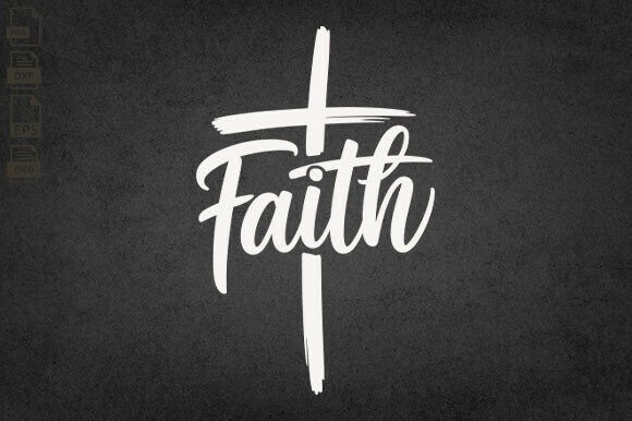 Faith Cross, Christian, Faith, Christian Graphics for Crafts