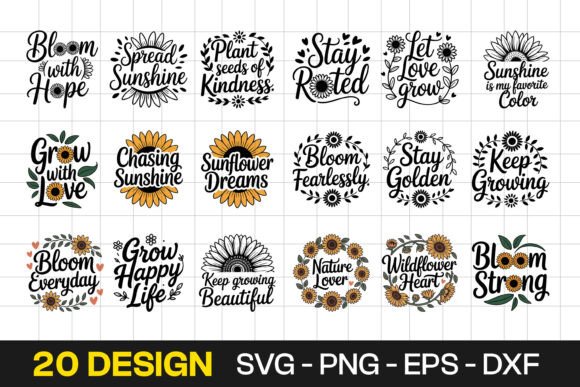 Floral Inspirational Quotes Typography Review