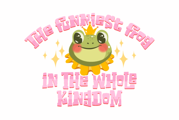 Funniest Kingdom Frog Graphics for Crafts and Branding