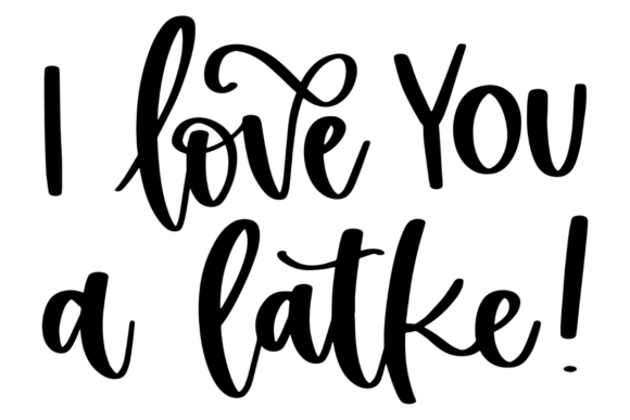 Funny Hanukkah Latke Graphics for Crafts and Branding