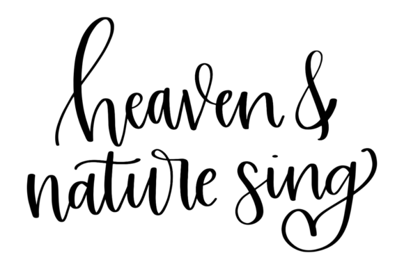 Heaven Nature Sing Graphics for Seasonal Crafts