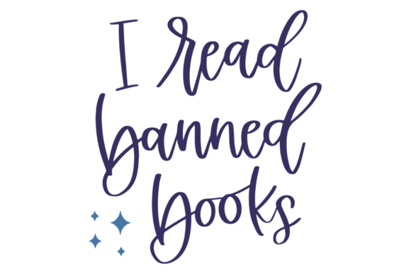 I Read Banned Books Embroidery Review