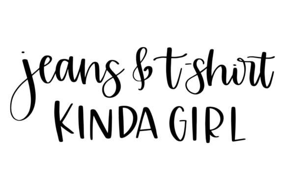 Jeans and T-Shirt Kinda Girl Embroidery Review