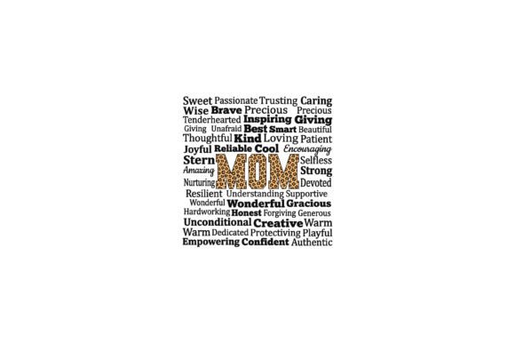 Mom Word Art Typography Design: A Crafts and Graphics Review
